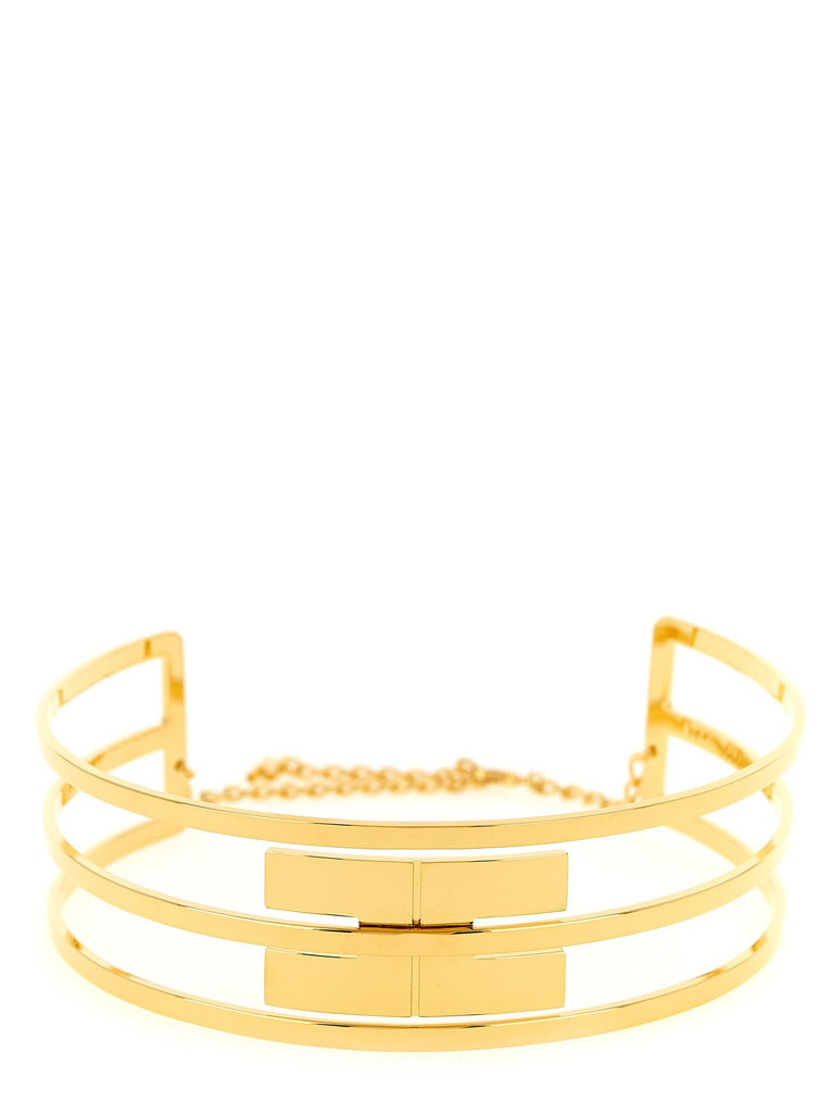 Logo band necklace