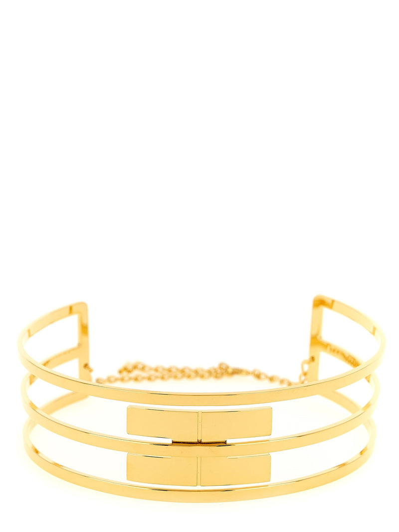 Logo band necklace