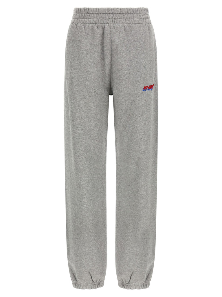 Logo embroidery joggers