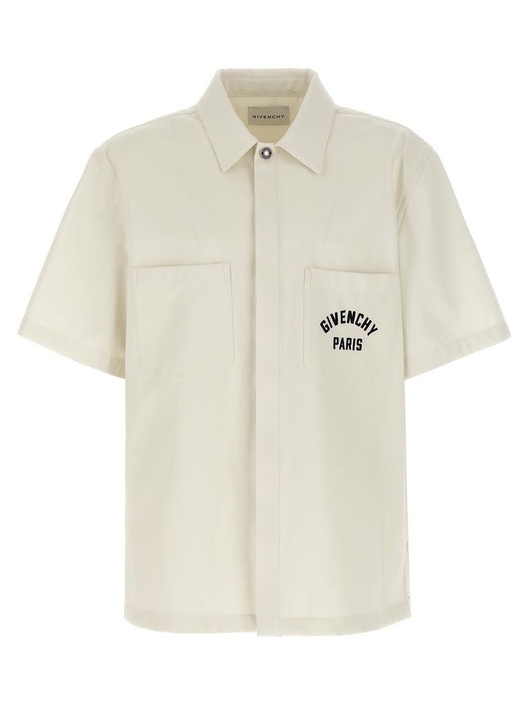 Logo embroidery shirt