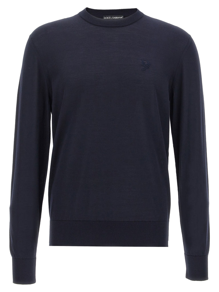 Logo embroidery sweater