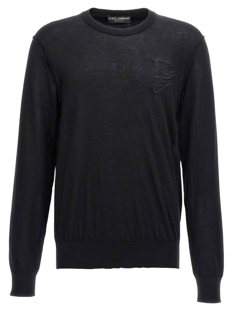 Logo embroidery sweater