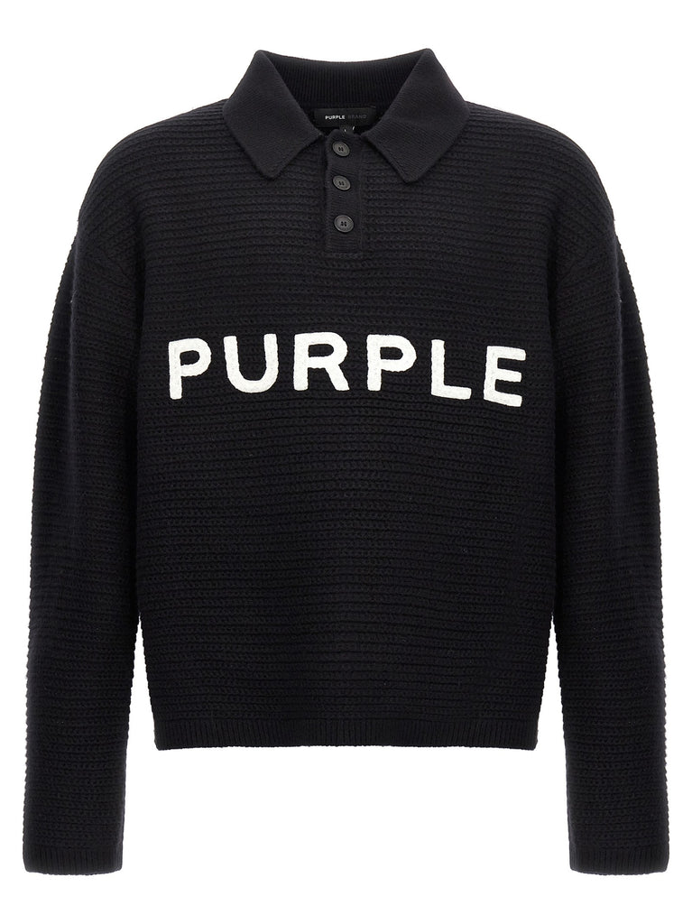 Logo embroidery sweater