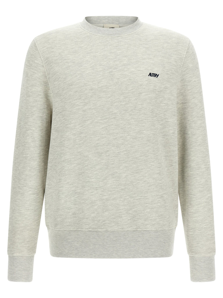 Logo embroidery sweatshirt