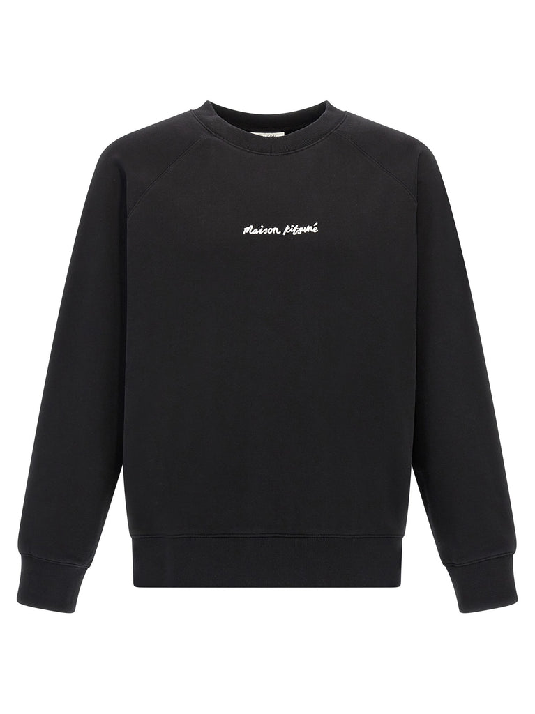 Logo embroidery sweatshirt