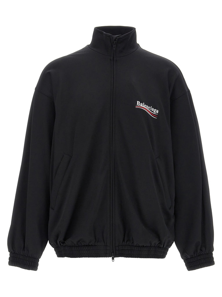Logo embroidery sweatshirt
