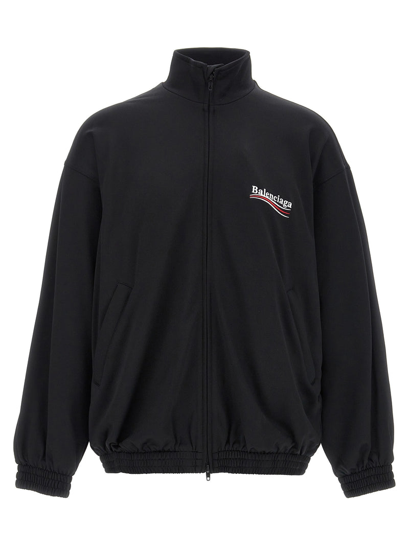 Logo embroidery sweatshirt