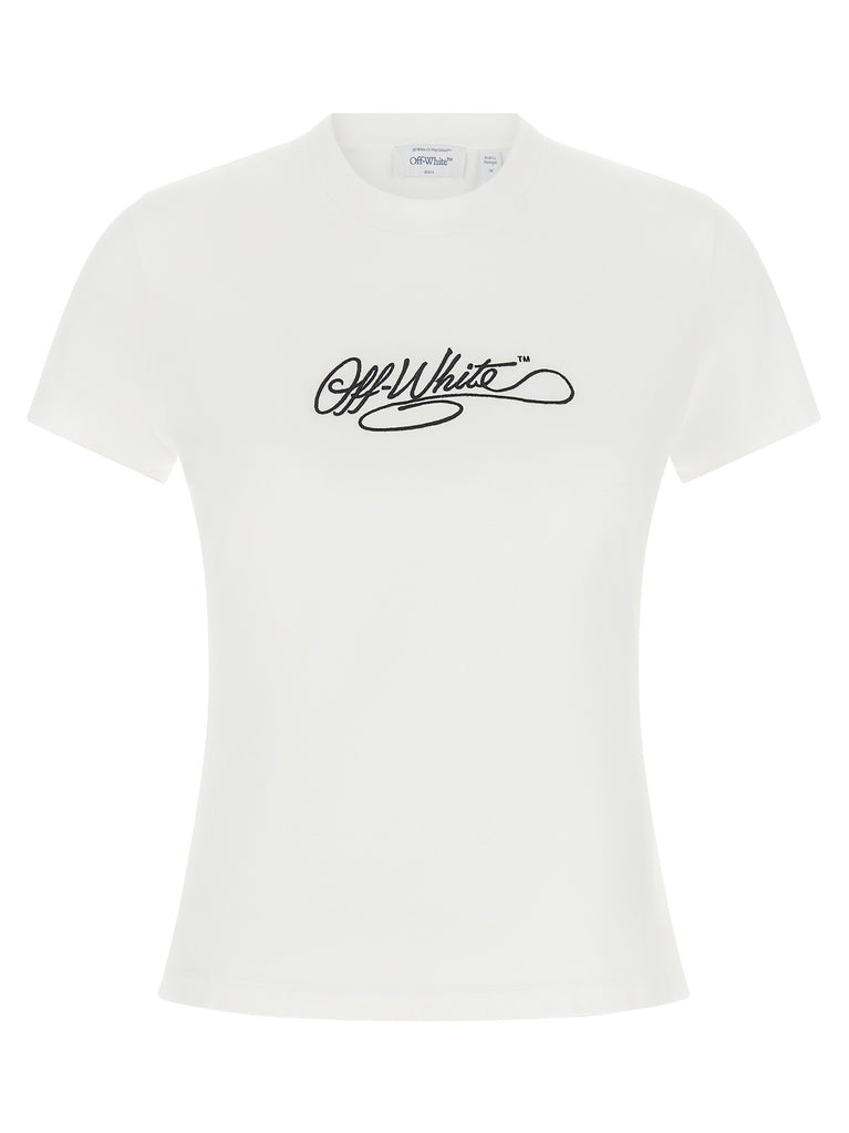 Logo embroidery t-shirt
