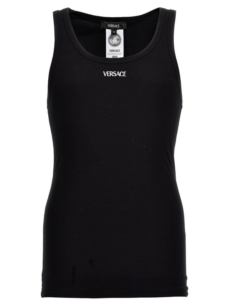 Logo embroidery tank top