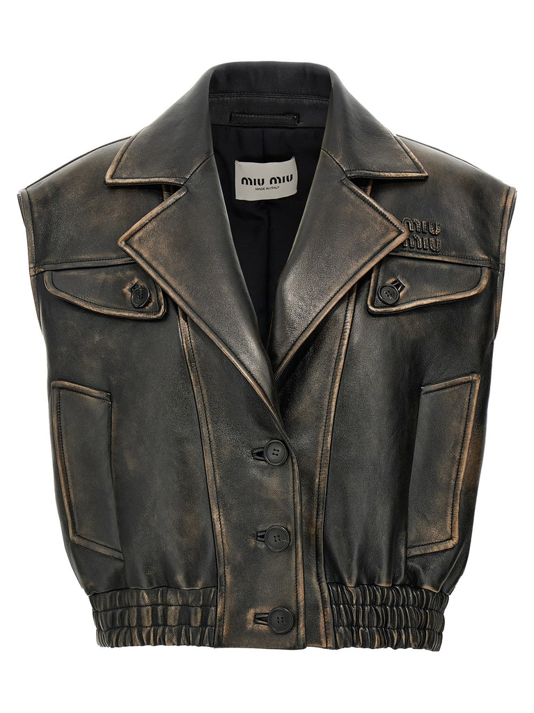 Logo nappa vest