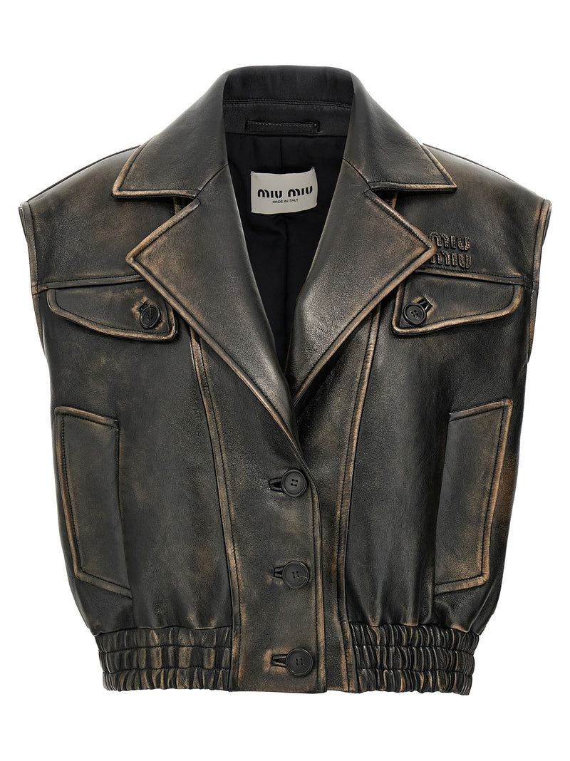 Logo nappa vest