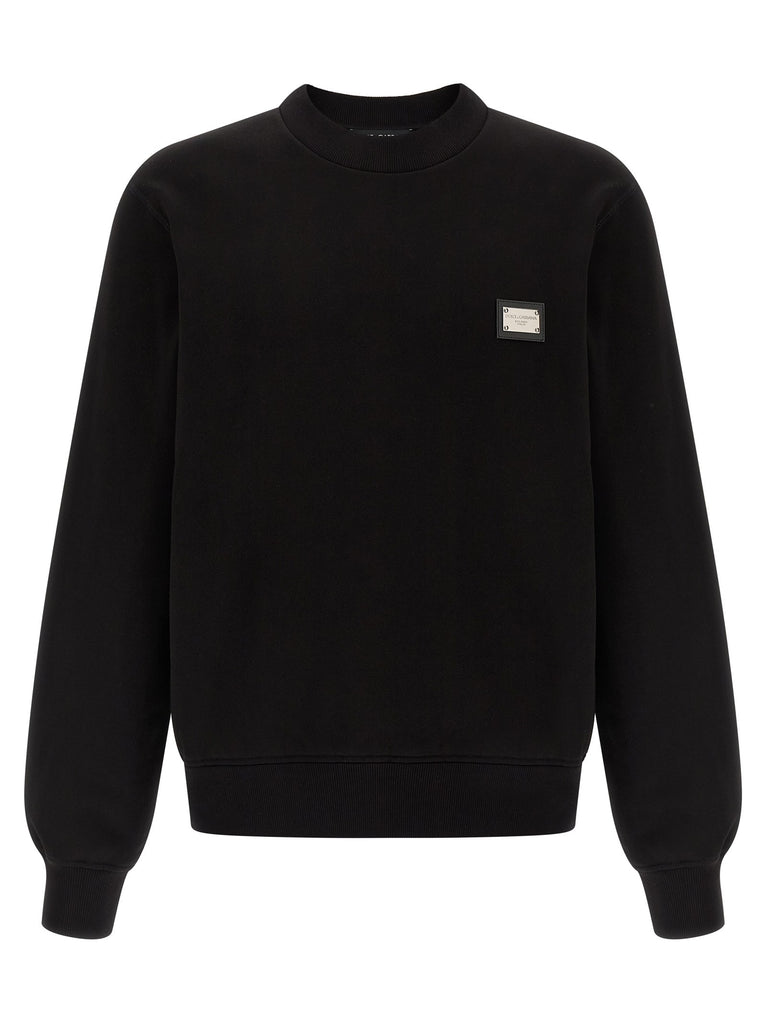 Logo plate sweatshirt