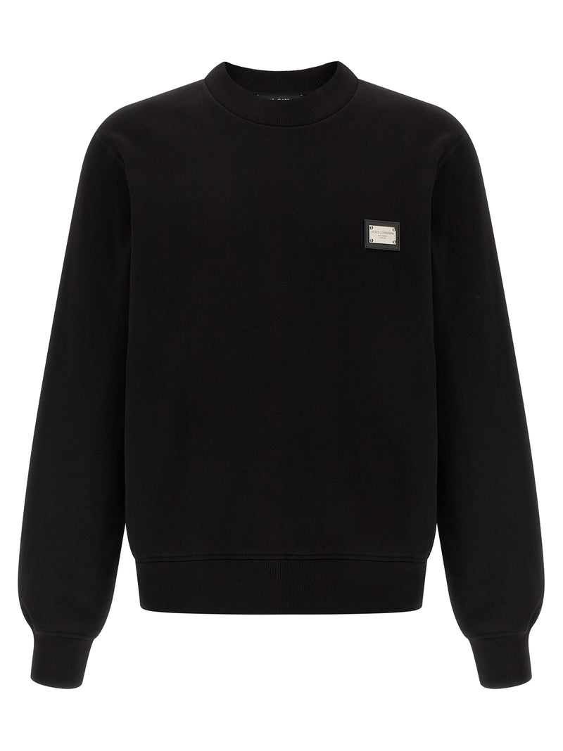 Logo plate sweatshirt