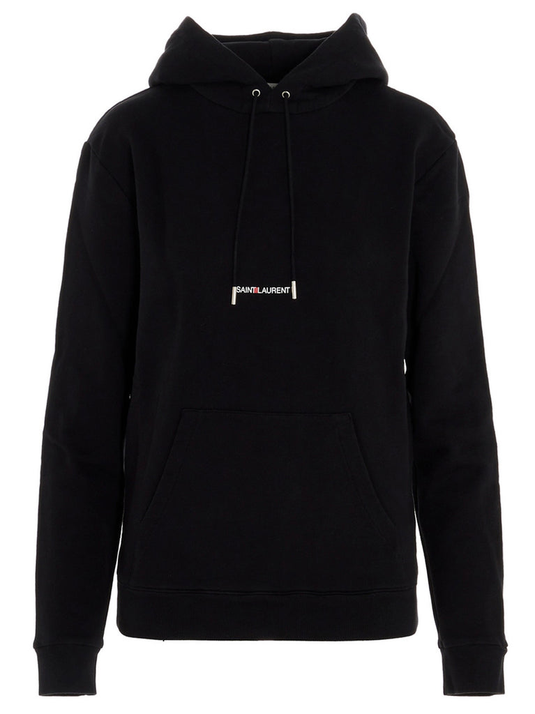 Logo print hoodie