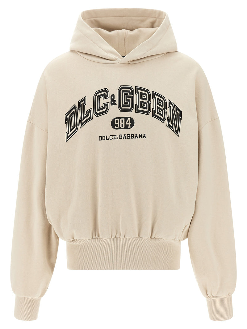 Logo print hoodie