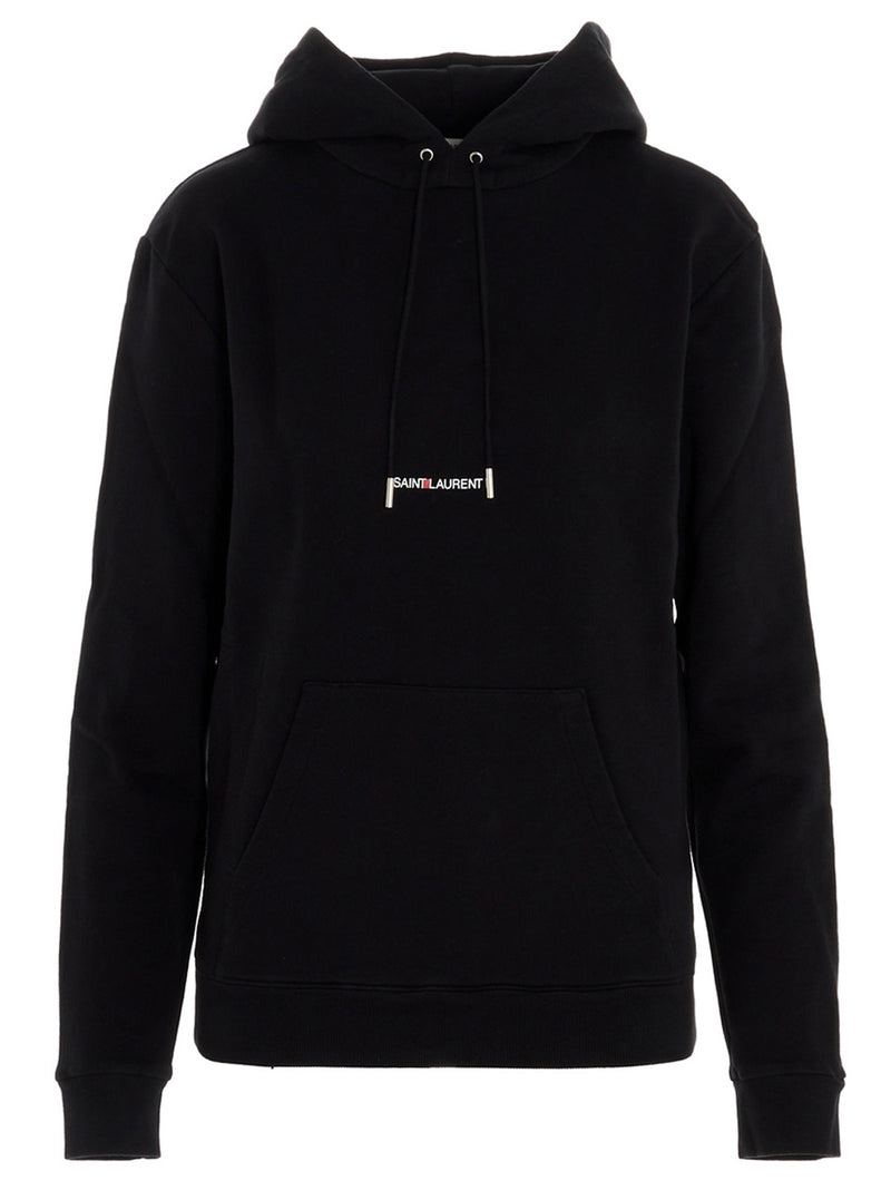 Logo print hoodie