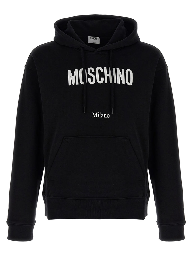 Logo print hoodie