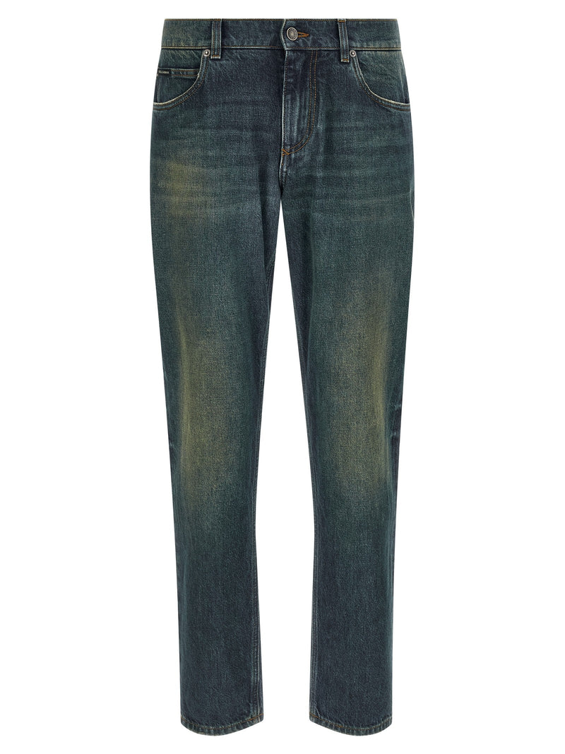 Logo tag jeans