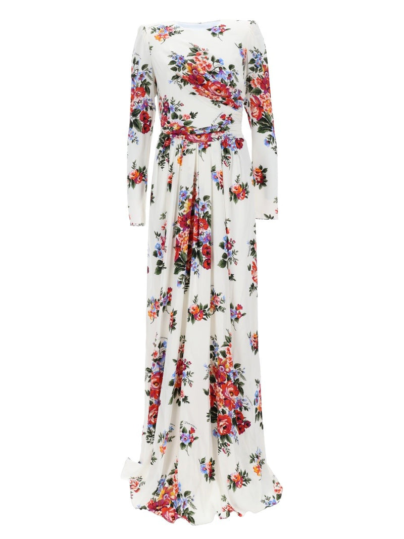 LONG DRESS WITH FLORAL PRINT