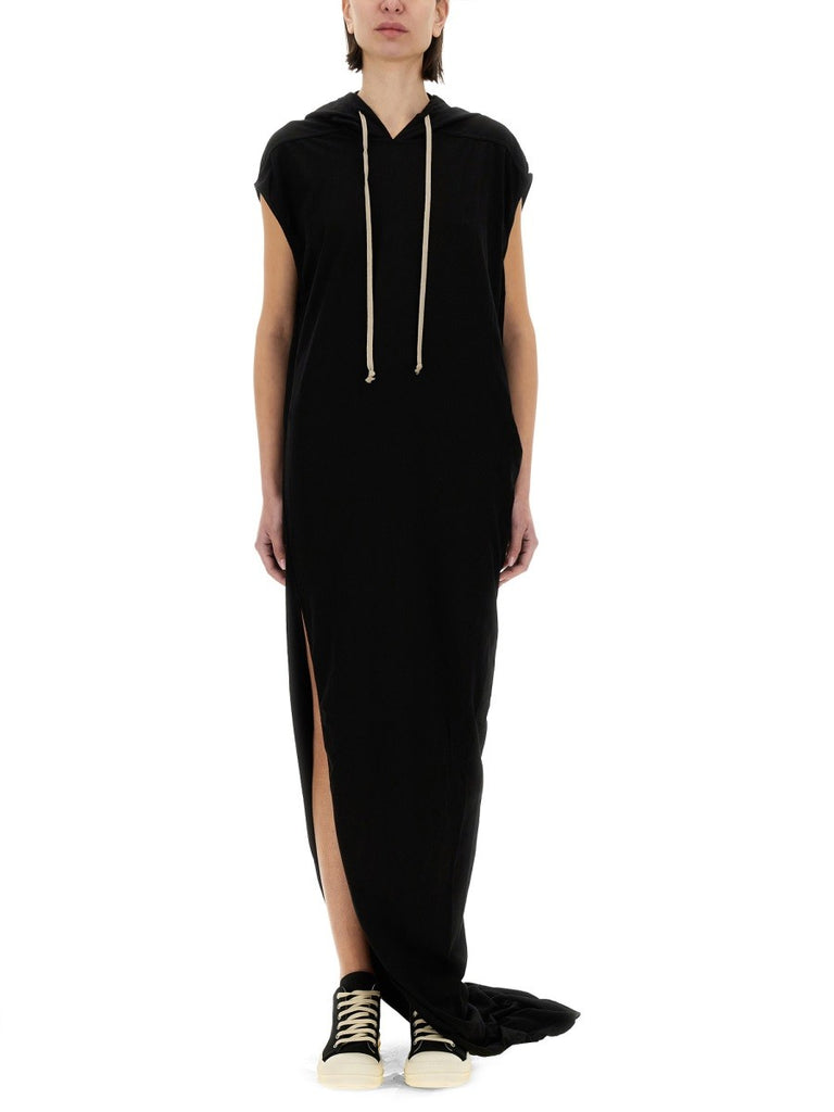 LONG DRESS WITH HOOD