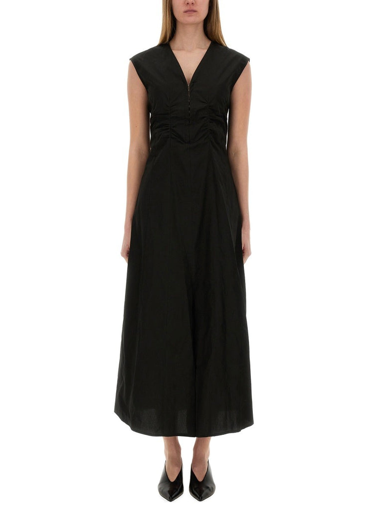 LONG POPLIN DRESS