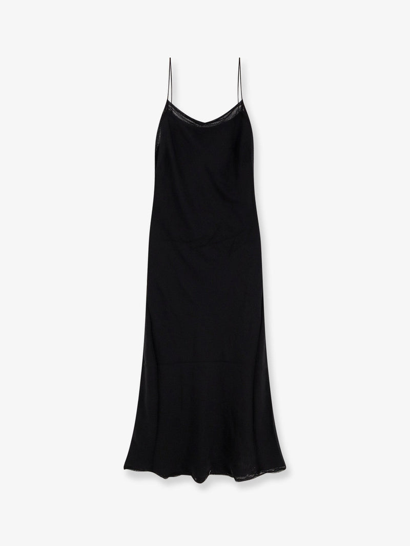 Long silk dress