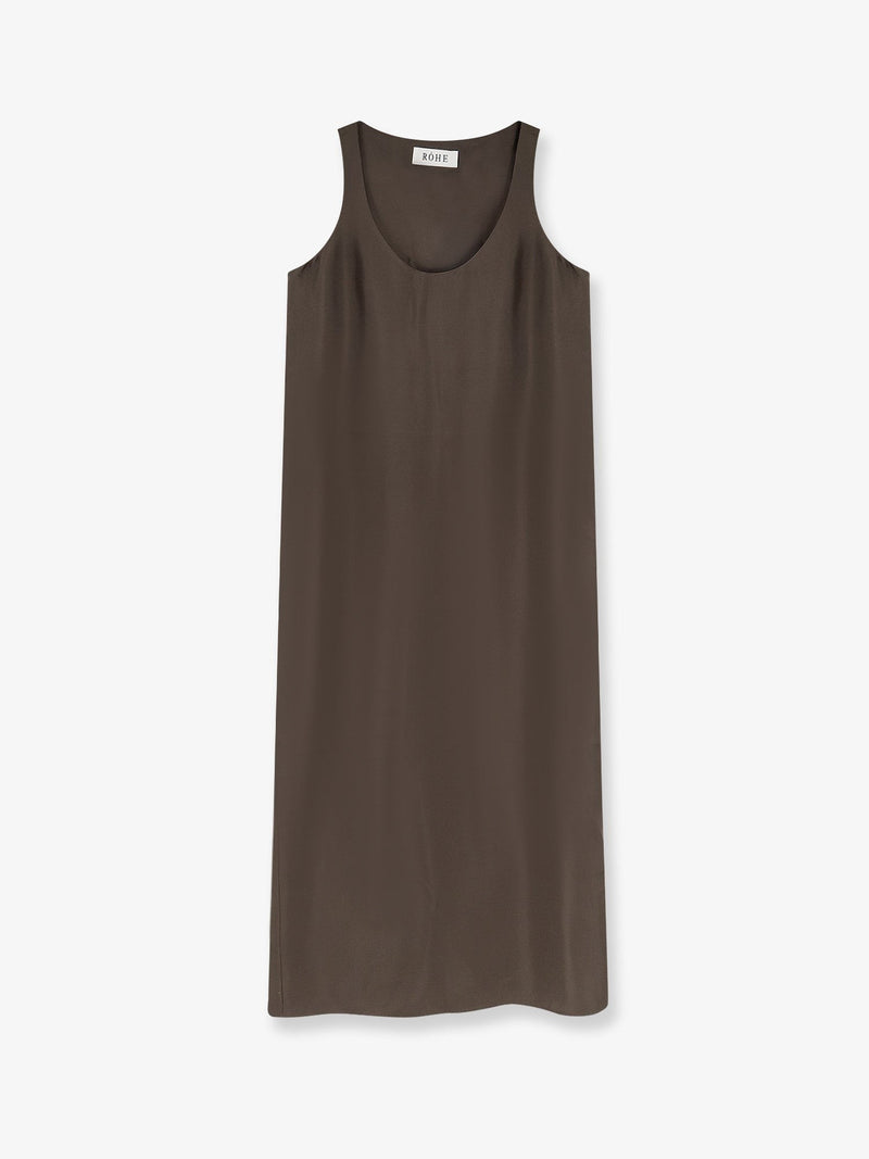 Long silk dress