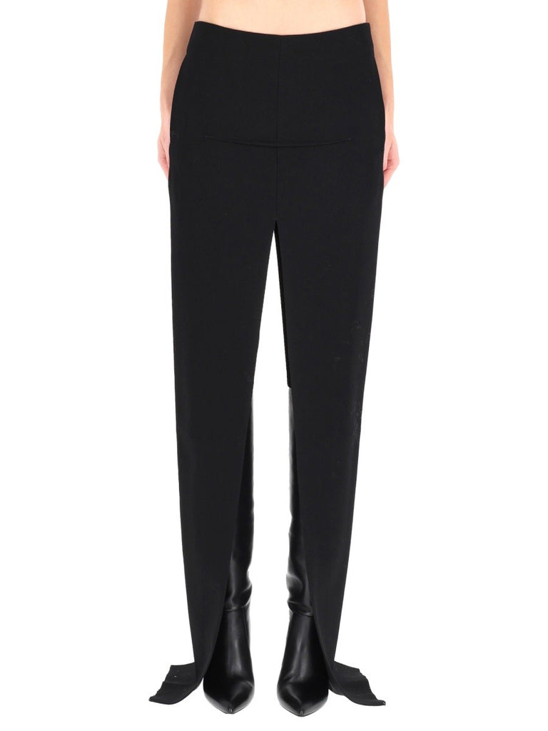 LONG SKIRT WITH CENTER SLITS