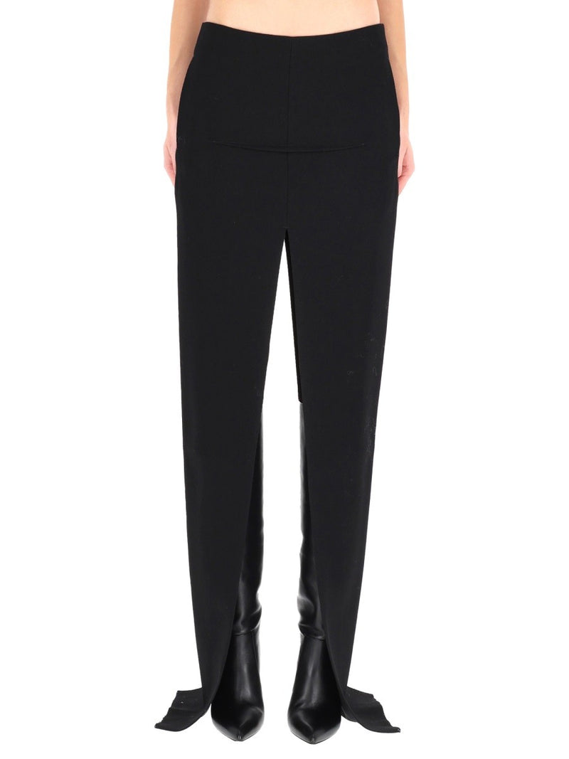 LONG SKIRT WITH CENTER SLITS