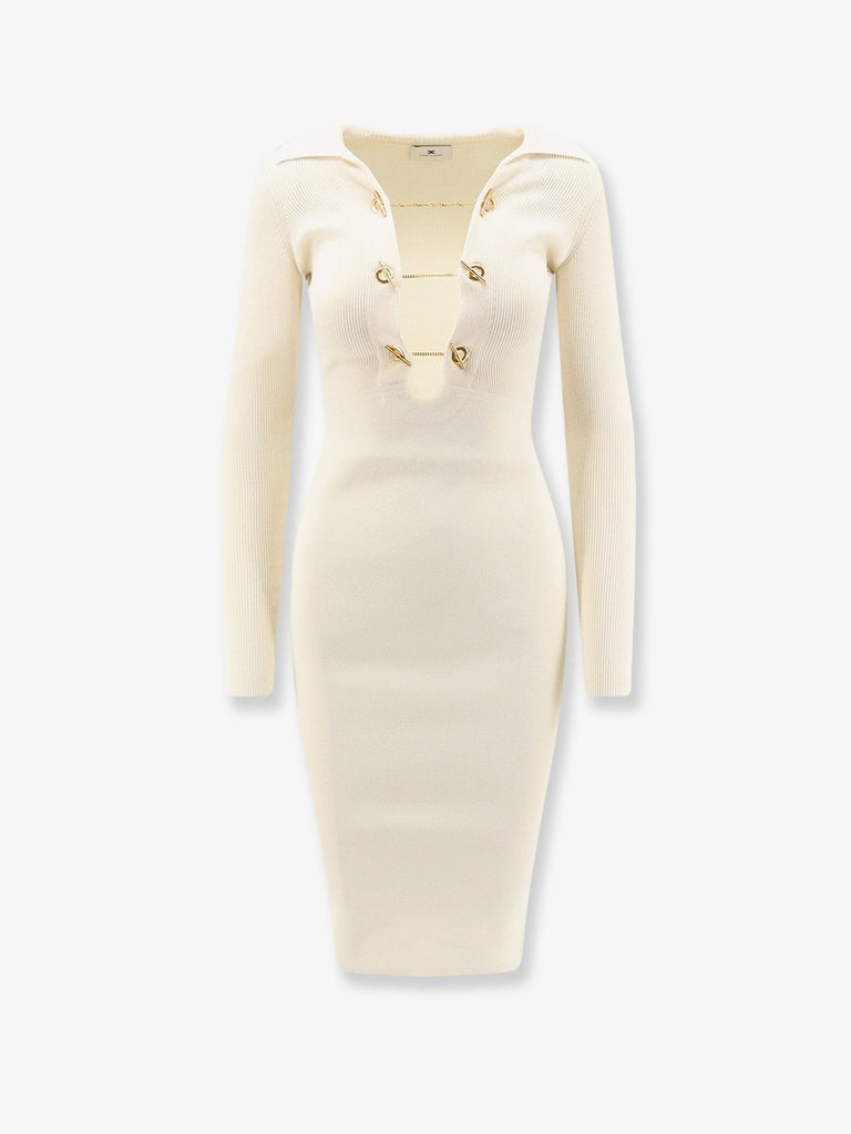 Long viscose blend dress