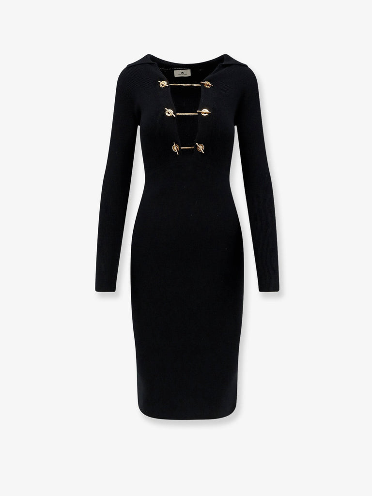 Long viscose blend dress