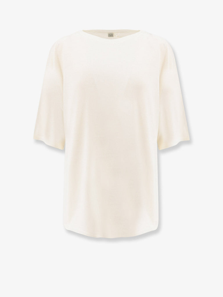 Longline wool blend sweater