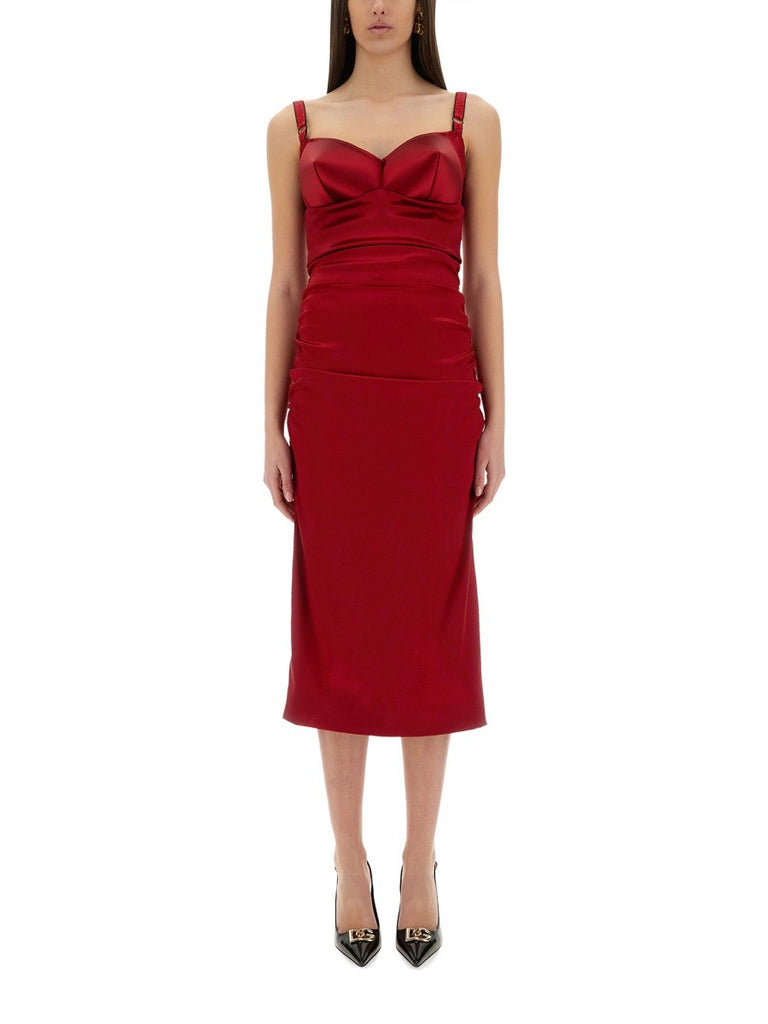 LONGUETTE DRESS WITH CONE CUPS