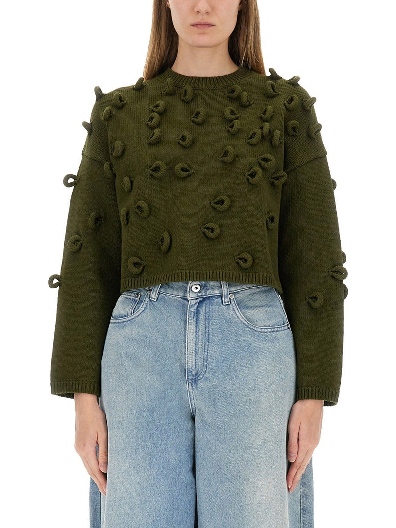 LOOP CROPPED JERSEY