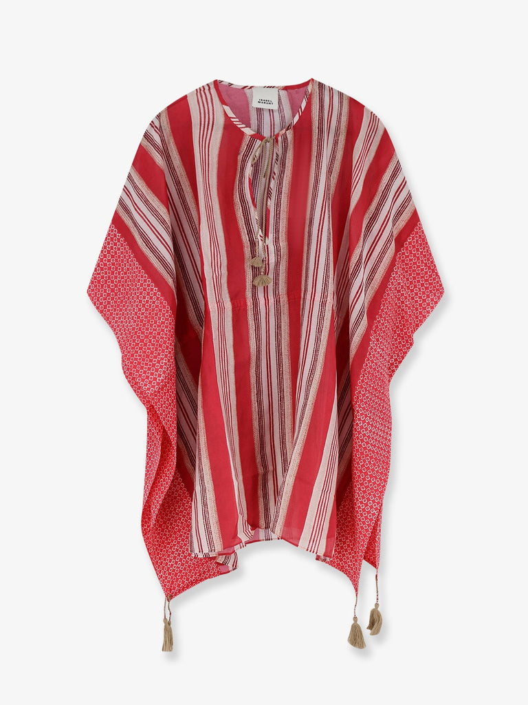 Loreliz cotton and silk beach robe dress