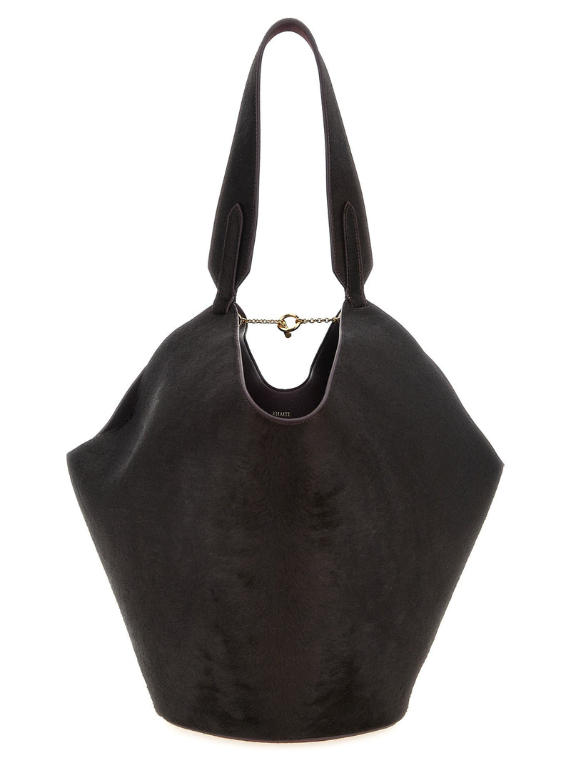 'Lotus' small shopping bag
