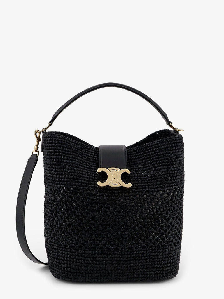 Louise Medium Raffia Bucket Bag