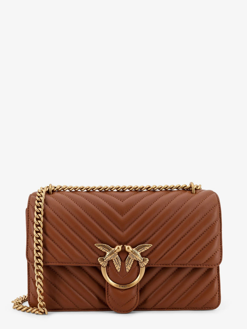 Love Bag One quilted leather crossbody bag
