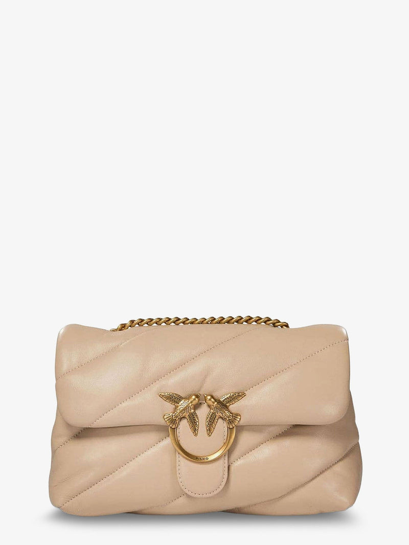 Love Puff Classic quilted leather crossbody bag