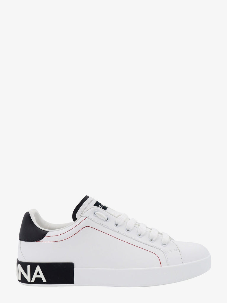 Low-top leather sneakers