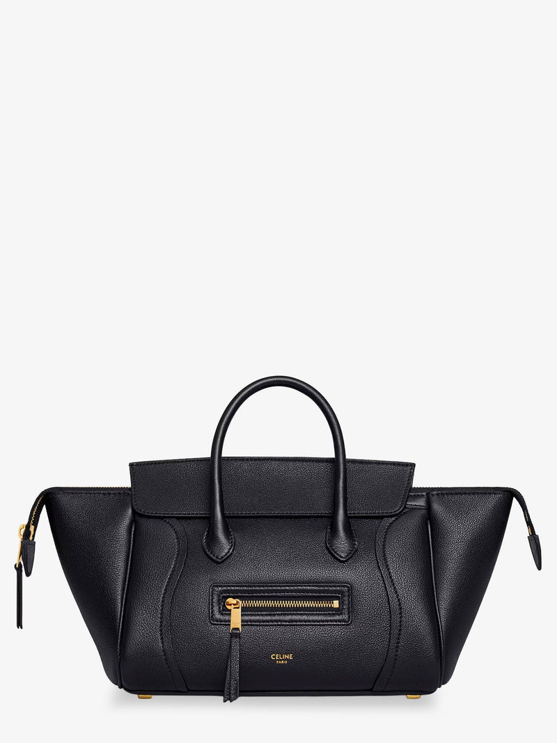 Luggage leather crossbody bag