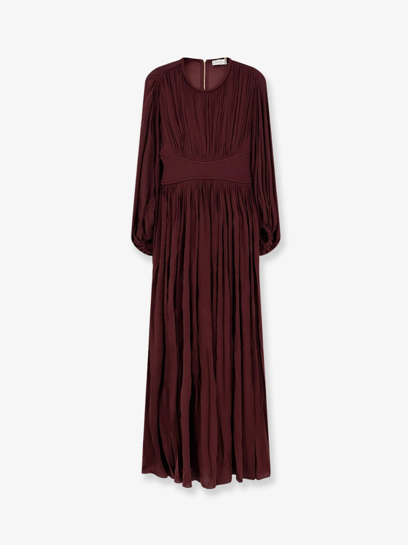 Luna Billow stretch viscose long dress