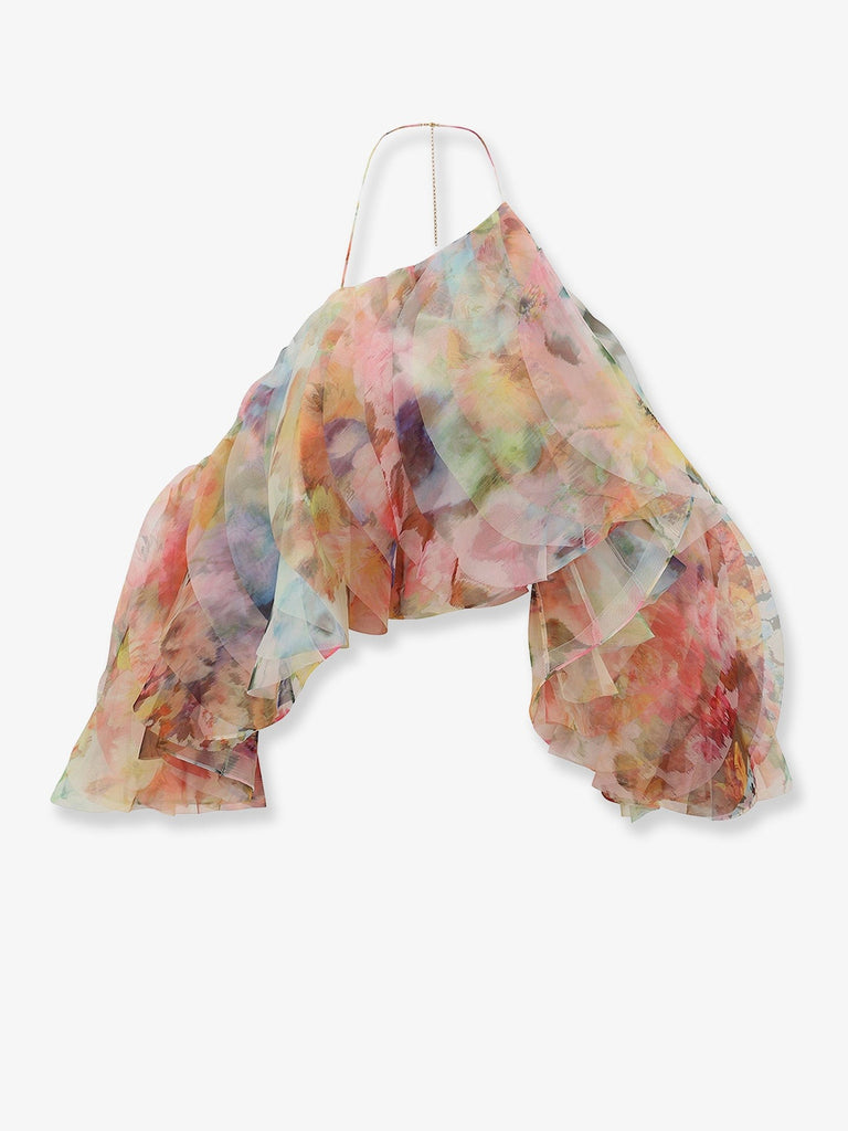 Luna Fanned multicolor top