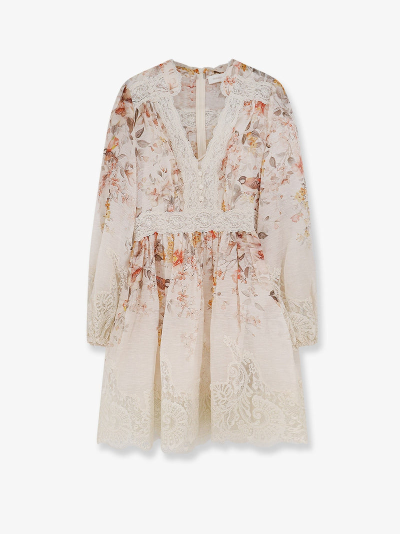 Luna linen and silk dress