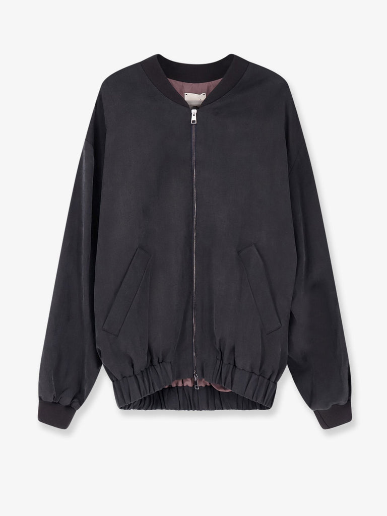 Lyocell and linen bomber