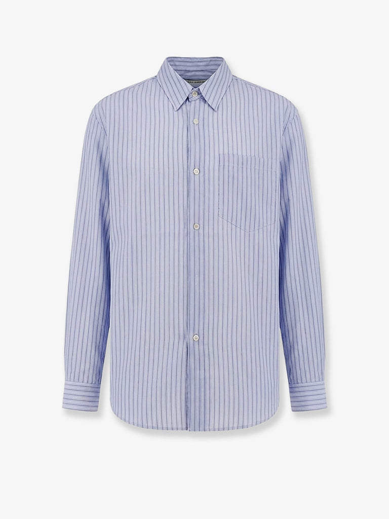 Lyocell shirt with striped motif