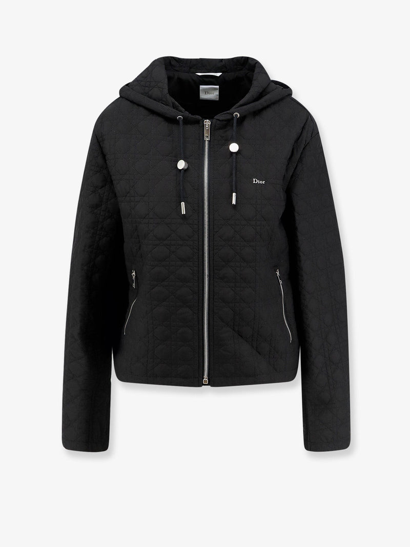Macrocannage quilted technical taffeta' jacket