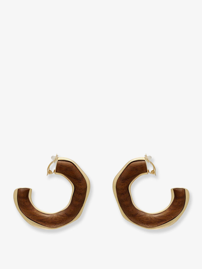 Madeira natural wood earrings