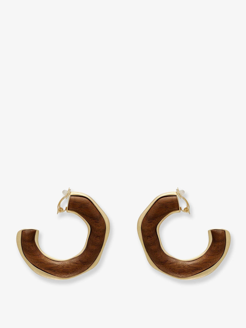 Madeira natural wood earrings