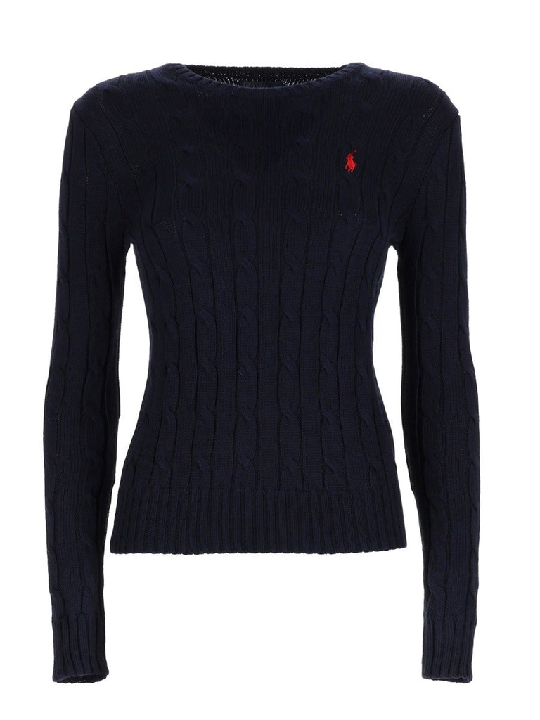 MAGLIA "JULIANNA" A TRECCE CON LOGO